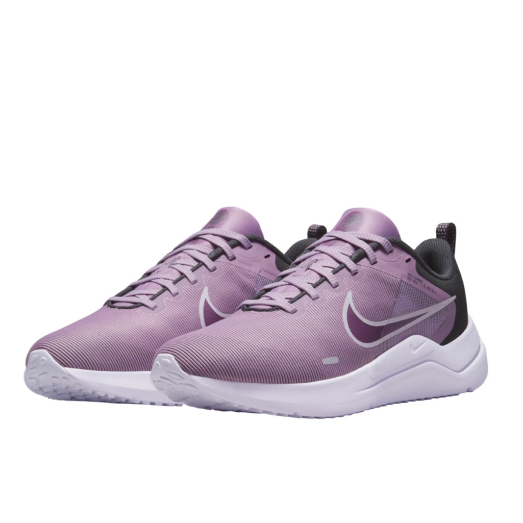 Nike Down Shifter Amethyst Wave Purple And White Athletic Tennis Shoes 9.5